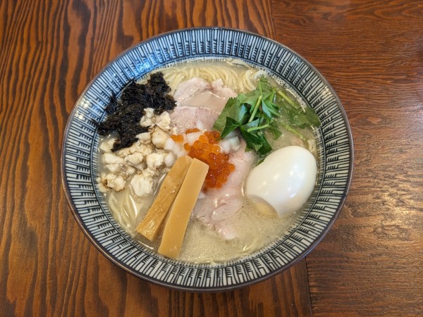 「特製真鯛の荒焚き潮SOBA」@拉麺 イチバノナカの写真