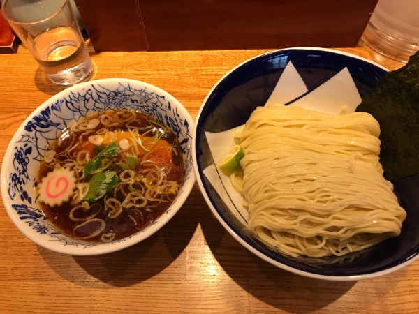 「清湯つけそば　1000円」@つけそば 神田勝本の写真