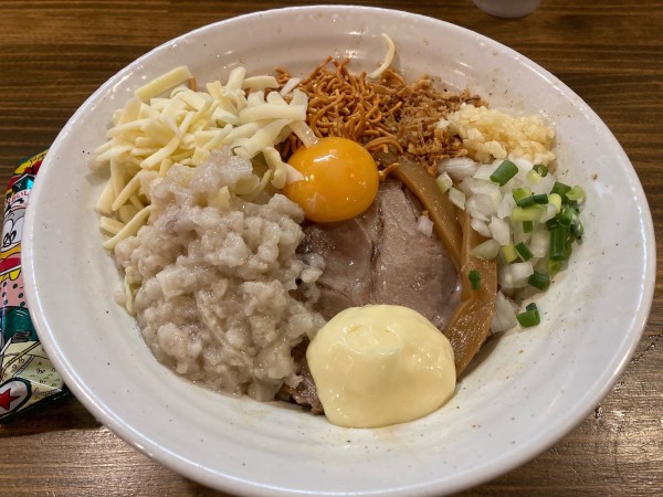 「まぜそば」@麺屋 くろまるの写真