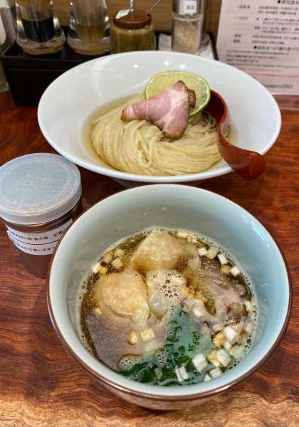 「特製昆布水つけ麺 (醤油) ¥1400」@三馬路 東京店の写真