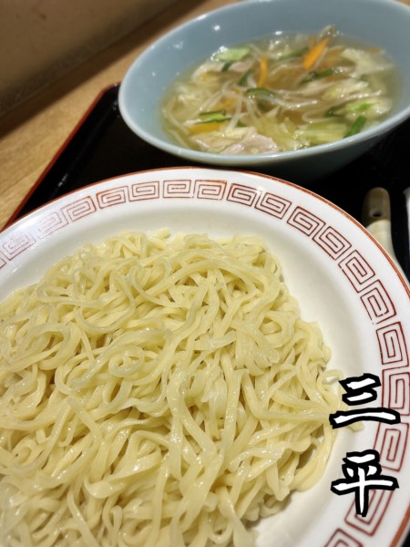 「つけ麺(タンメン味･中)￥700」@三平食堂の写真