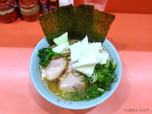 「チャーシュー麺 大盛2玉(バラ肉+味玉)」@よし家の写真