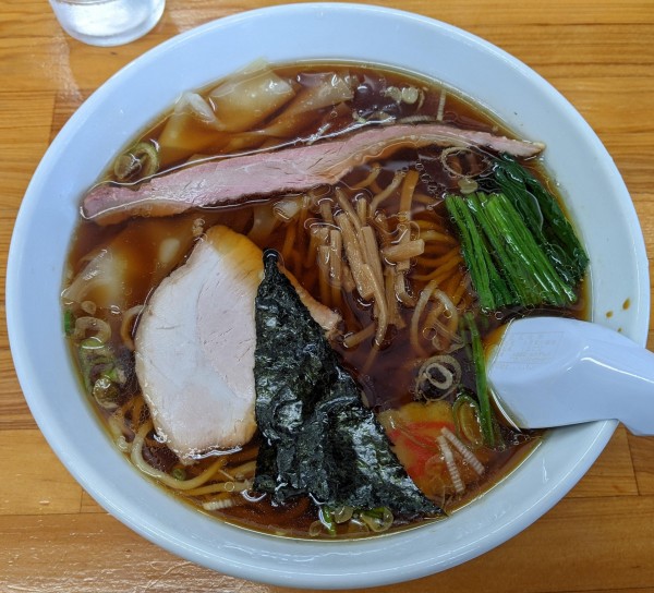 「ワンタン麺 950円」@手打ちラーメン いまの家の写真