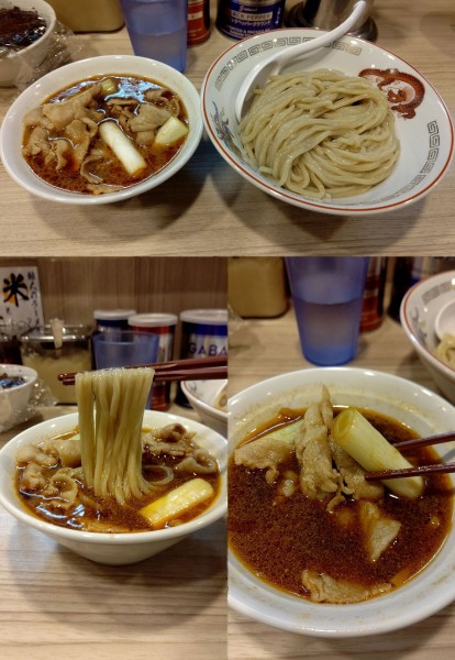 「『武蔵野うどん風肉汁つけ麺(¥1000)』を大盛で…」@鯨人の写真