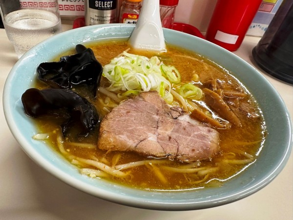 「漢（おとこ）の味噌ラーメン＋Bセット」@ラーメン寶龍 新冠店の写真