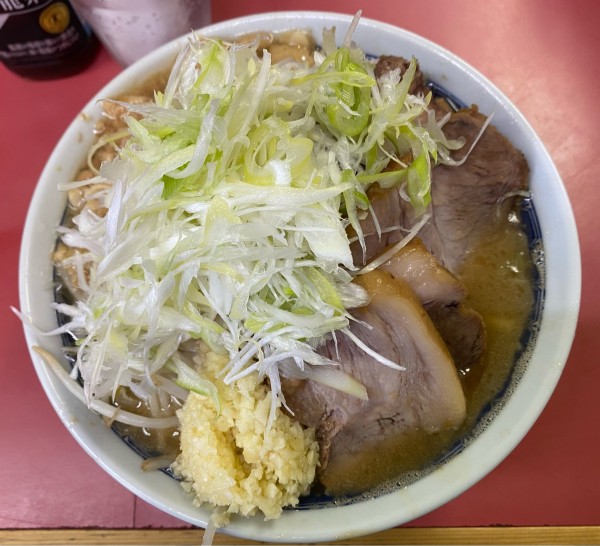 「小豚ラーメン  ネギ」@ラーメン二郎 桜台駅前店の写真