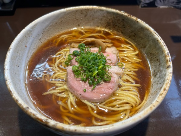 「【9周年限定】つくばあかね鶏とあご煮干しの中華そば850円」@麺屋三一五の写真