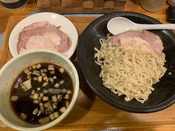 「豚ブラックつけそば」@中華蕎麦 はざまの写真
