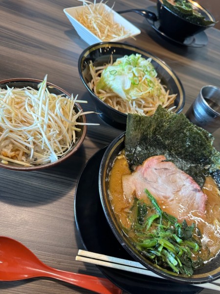 「野菜ラーメン」@家系ラーメン がくの写真