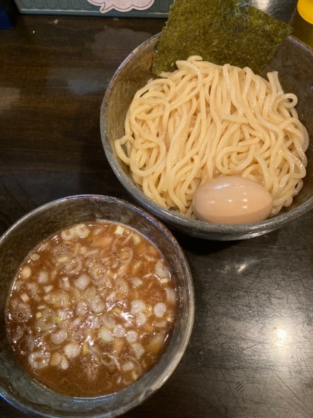 「つけ豚そば　ラーパス　味玉」@まるぶし とんやの写真