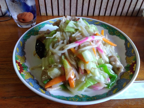 「餡掛け焼きそば　￥690円」@清水屋の写真