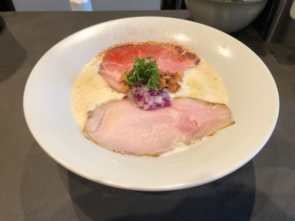 「魚介白湯らぁ麺 1,200円」@Ramen Afro Beatsの写真