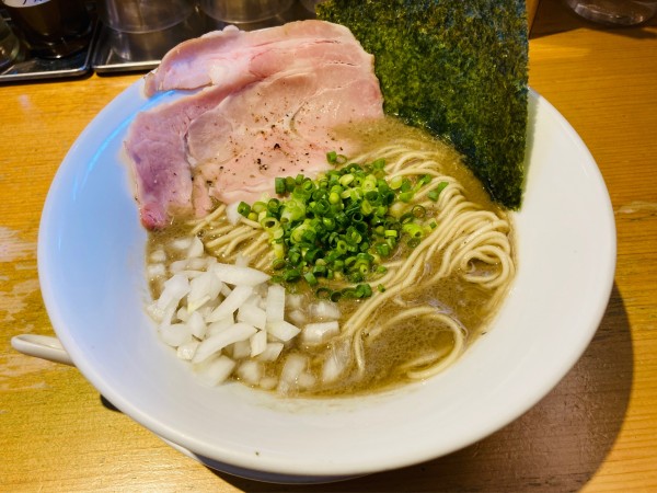 「濃厚海老煮干そば＋和え玉」@麺屋 まほろ芭の写真