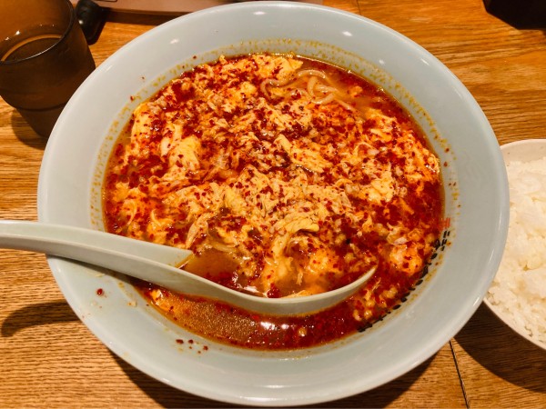 「タンタンメン(中辛)＋ライス」@元祖ニュータンタンメン本舗 仙台長町店の写真