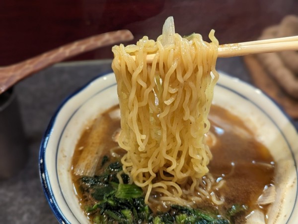 「かけ」@烈志笑魚油 麺香房 三くの写真