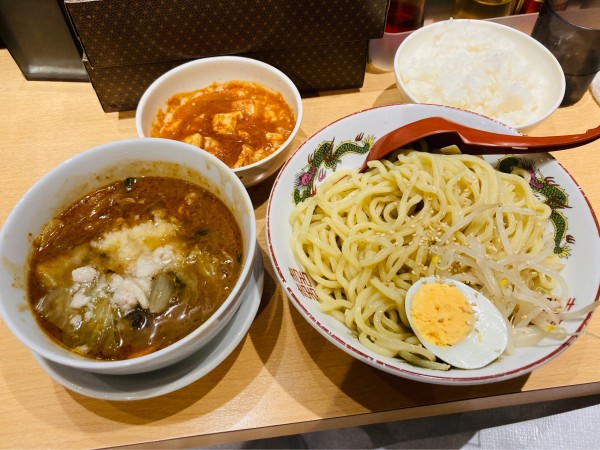 「【限定】ガリデブ式蒙古つけ麺定食(300g)」@ガリデブチュウの写真