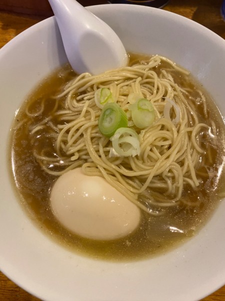 「比内鶏そば+味玉 750+150」@自家製麺 伊藤の写真