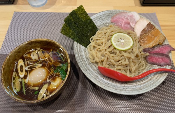 「【1日10食限定】特製昆布茶つけ麺(醤油/手揉み麺)」@麺や旬香の写真
