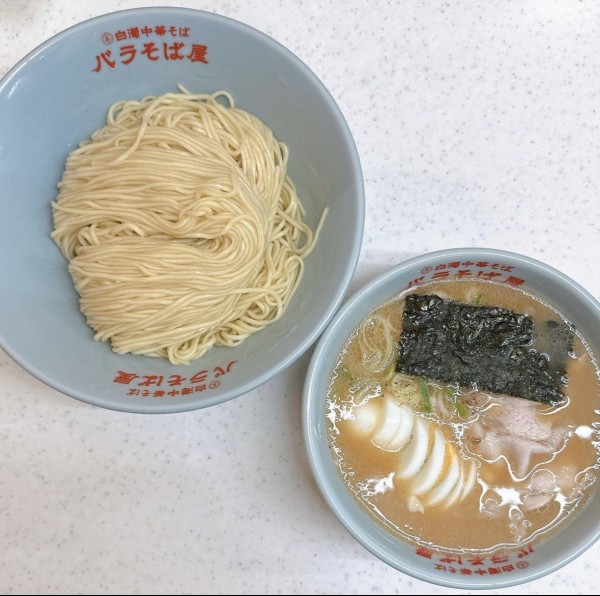 「つけ中華」@白濁中華そば・つけ中華 バラそば屋 中野本店の写真