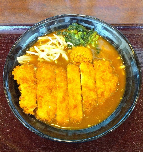 「手仕込とんかつカレーラーメン 1259円＋5辛 110円」@カレーハウスCoCo壱番屋 知多新知店の写真