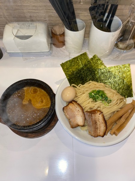「辛刺激つけ麺全部入り大盛3辛¥1,150円」@ぶっと麺 しゃにむにの写真