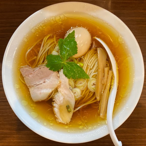 「鶏だし生醤油そば（熟玉のせ）¥950」@だし廊 -DASHIRO-の写真