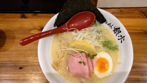 「濃厚　塩　950円」@古民家らぁめん銀水の写真