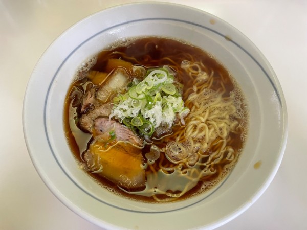 「中華そば　￥５００」@一夜堂の写真