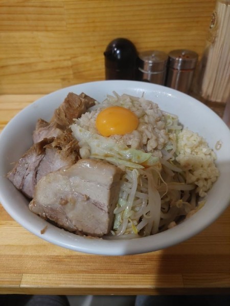 「肉増し醤油まぜそば大 1200円」@麺処 MAZERUの写真