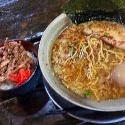 橙みそ＋ミニげそ丼セット1340円