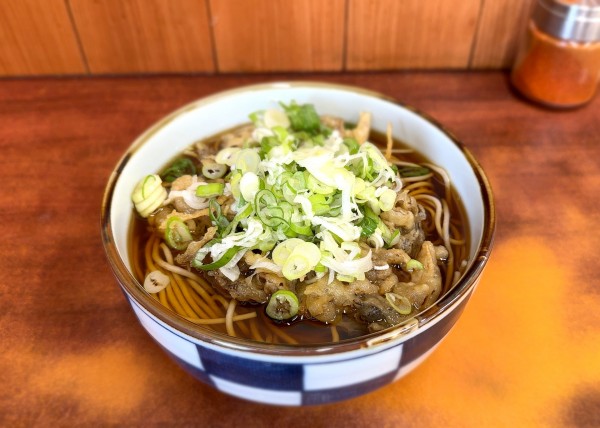 「舞茸天そば(490円)」@立ち食いそばうどん 会津の写真