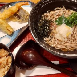 柚子おろし冷仕掛け蕎麦定食 1200円