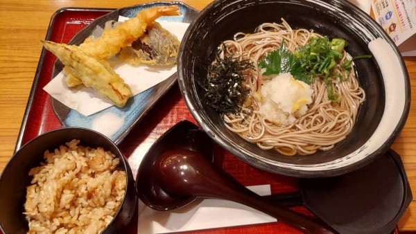 「柚子おろし冷仕掛け蕎麦定食 1200円」@杵屋 西友福生店の写真