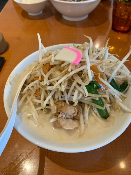 「濃厚タンメン大盛　唐揚げセット　※大盛LINE友達追加で無料」@極濃湯麺シントミ 本庄インター店の写真