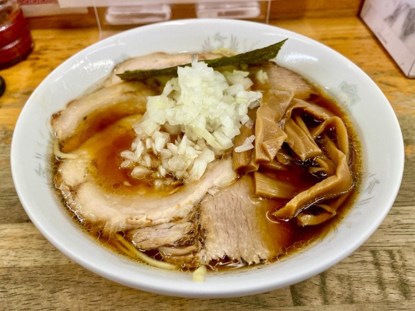 「スーパードライ＋多摩自慢＋メンマ皿→ チャーシューメン」@丸幸の写真