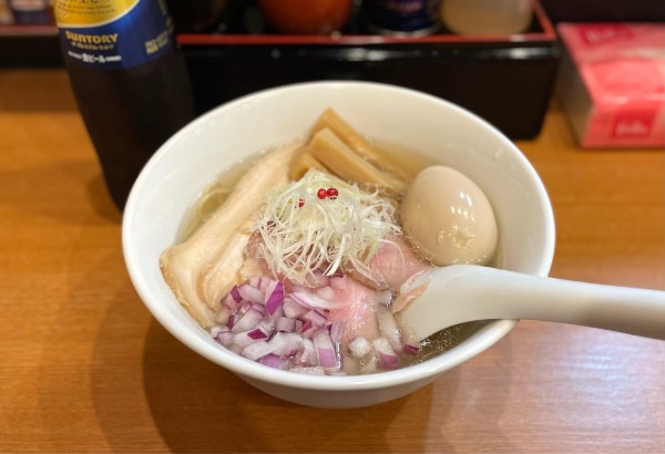 「特製塩らぁ麺 ¥1050」@らぁ麺半七 和田町店の写真