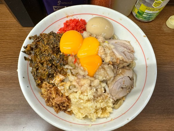 「汁なし」@ラーメン二郎 横浜関内店の写真