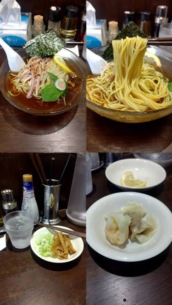 「夏季限定『冷たいしなそば 大盛』と『ワンワンわんたん』」@あんくるていの写真