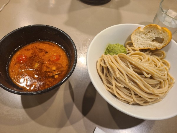 「海老トマトつけ麺」@つけ麺 五ノ神製作所の写真