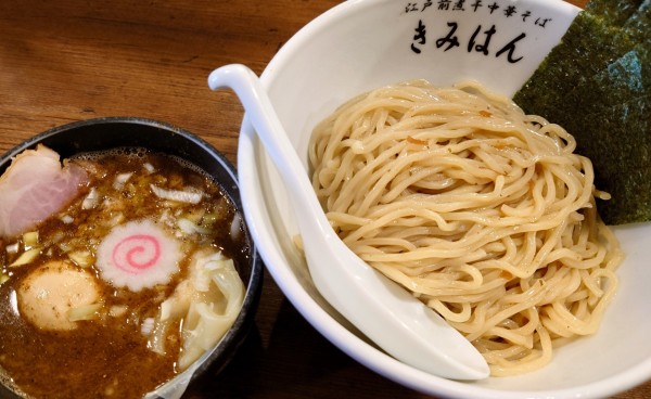 「特製梅香る煮干つけ麺」@江戸前煮干中華そば きみはん 梅田店の写真