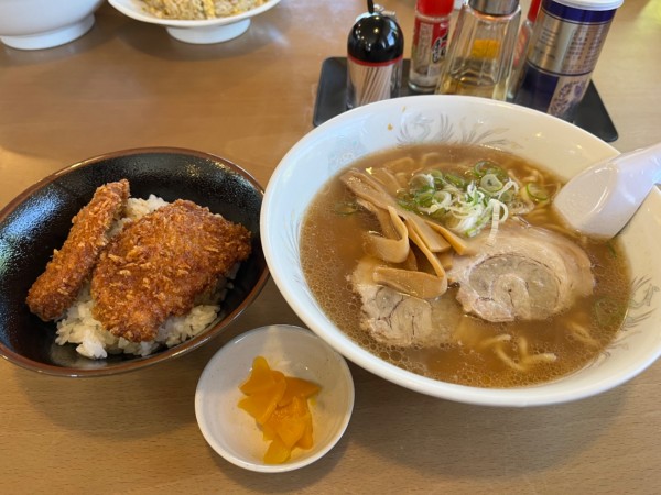 「日替わりラーメン定食」@食房まさの写真