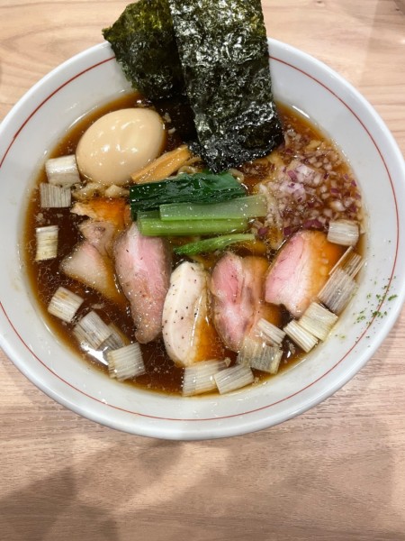 「特製 手揉み中華そば 醤油」@麺処 にし尾の写真