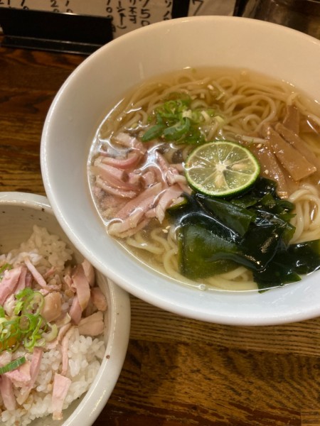 「冷やしイリコそば他」@中華そば いぶきの写真