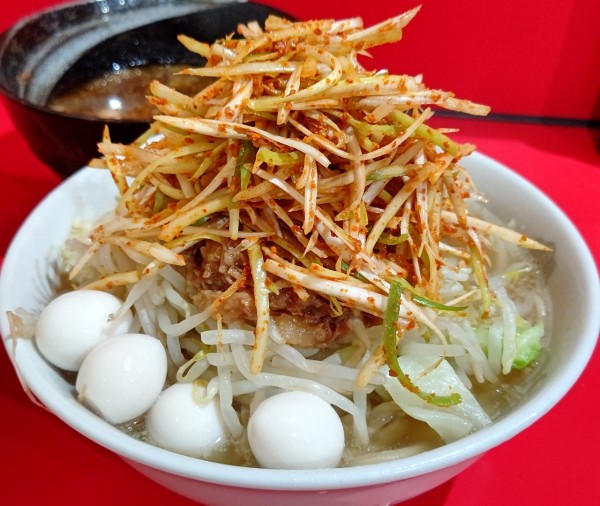 「つけ麺ミニ」@ラーメン二郎 千葉店の写真