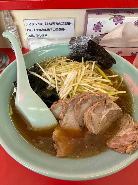 「ネギチャーシューメン　中」@ニューラーメンショップ 扇橋店の写真