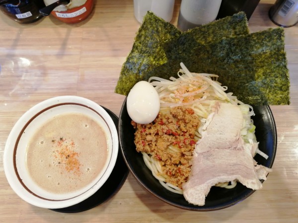 「旨辛つけ麺 おすすめ盛り(大盛り、1辛、冷盛)」@二代目 麺の坊 晴レル屋の写真