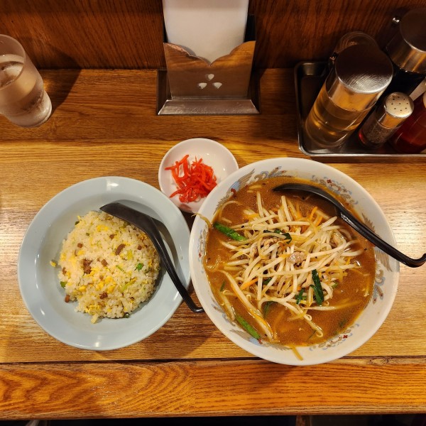 「感謝麺セット」@龍王 本店の写真