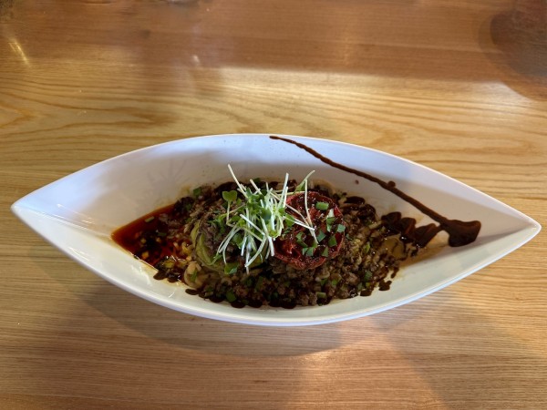 「限定！秋ナスとローストトマトの汁なし担々麺 1400円」@麺 㐂色の写真