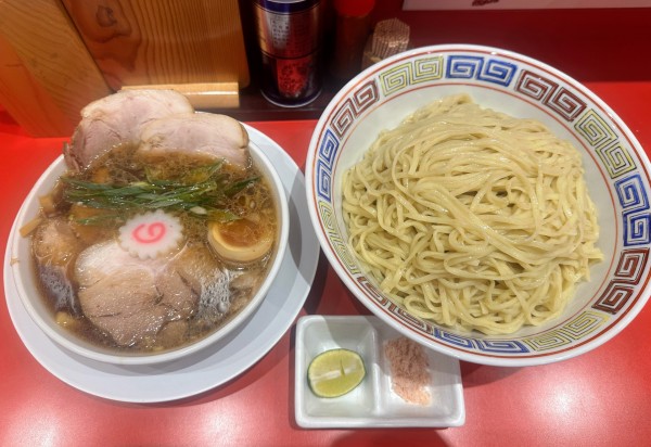 「特製つけそば+大盛り」@カドヤ食堂 クリスタ長堀店の写真