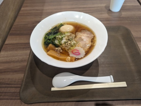 「味玉ラーメン」@らーめん さのや 東北自動車道下り佐野SA店の写真